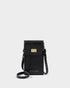 Katie Loxton Distressed Black Orin Twist Lock Slim Bag