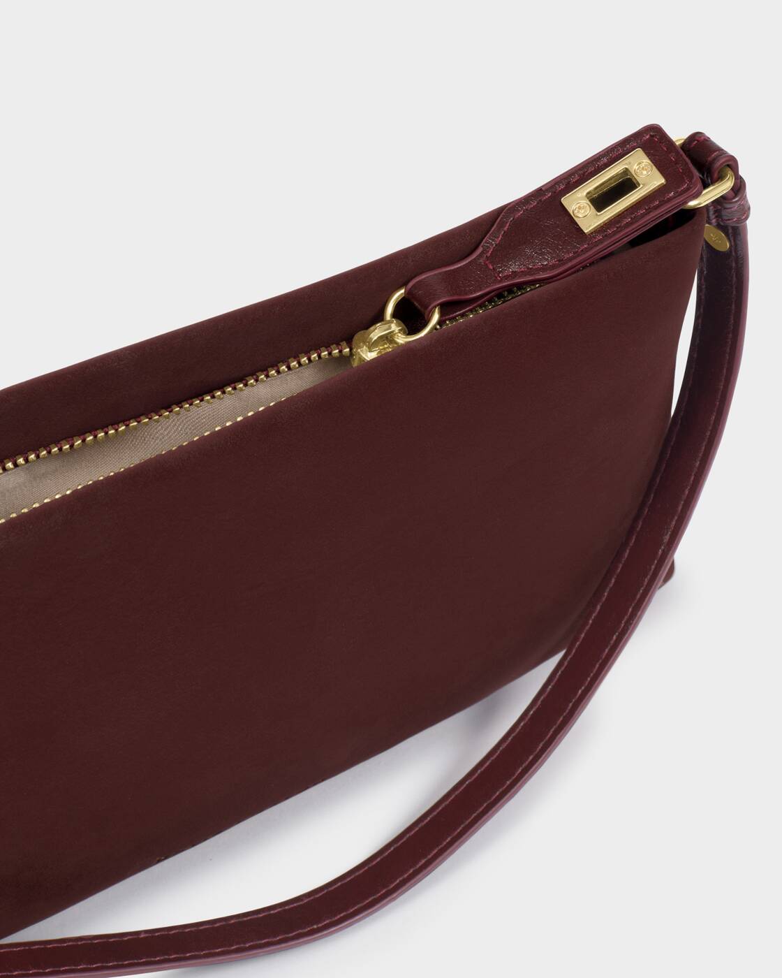 Katie Loxton Cherry Suedette Orin Twist Lock Small Shoulder Bag