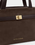 Katie Loxton Bitter Chocolate Suedette Orin Top Handle Crossbody Bag