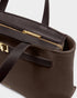 Katie Loxton Bitter Chocolate Suedette Orin Top Handle Crossbody Bag