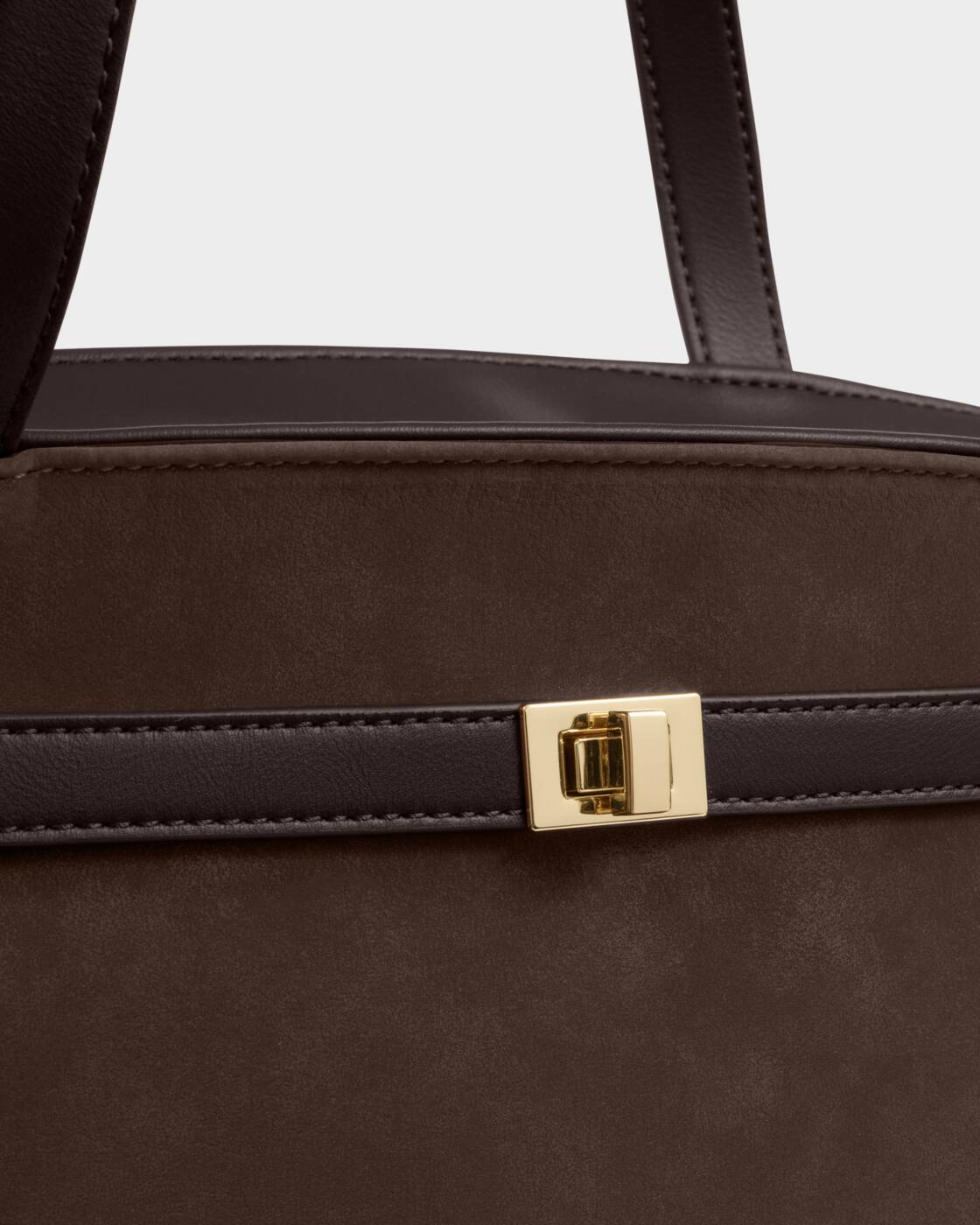 Katie Loxton Bitter Chocolate Suedette Orin Tote Bag