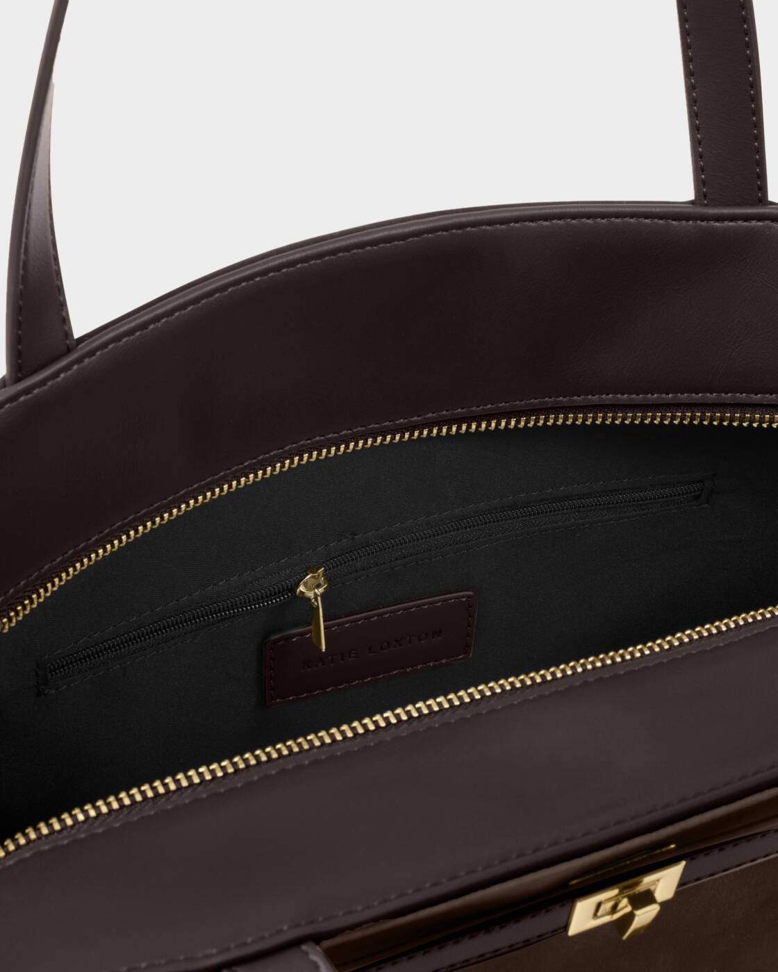 Katie Loxton Bitter Chocolate Suedette Orin Tote Bag