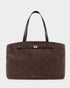Katie Loxton Bitter Chocolate Suedette Orin Tote Bag