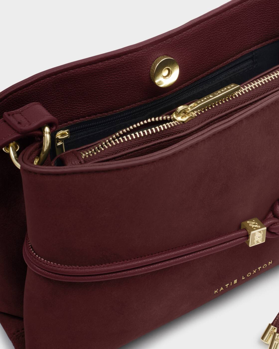 Katie Loxton Cherry Suedette Lori Crossbody Bag