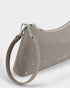 Katie Loxton Silver Mink Studded Miley Small Shoulder Bag
