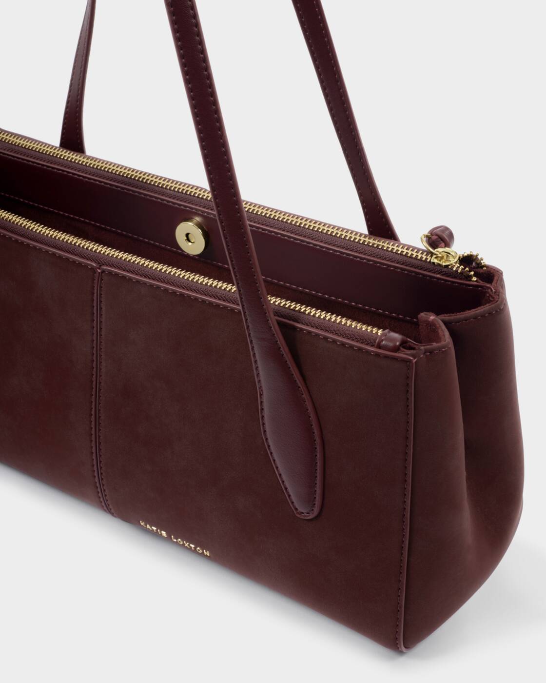 Katie Loxton Cherry Suedette Hattie Shoulder Bag