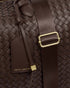 Katie Loxton Chocolate Milan Hand Woven Cabin Bag