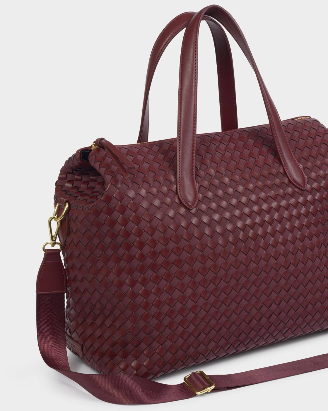 Katie Loxton Cherry Mixed Milan Hand Woven Cabin Bag