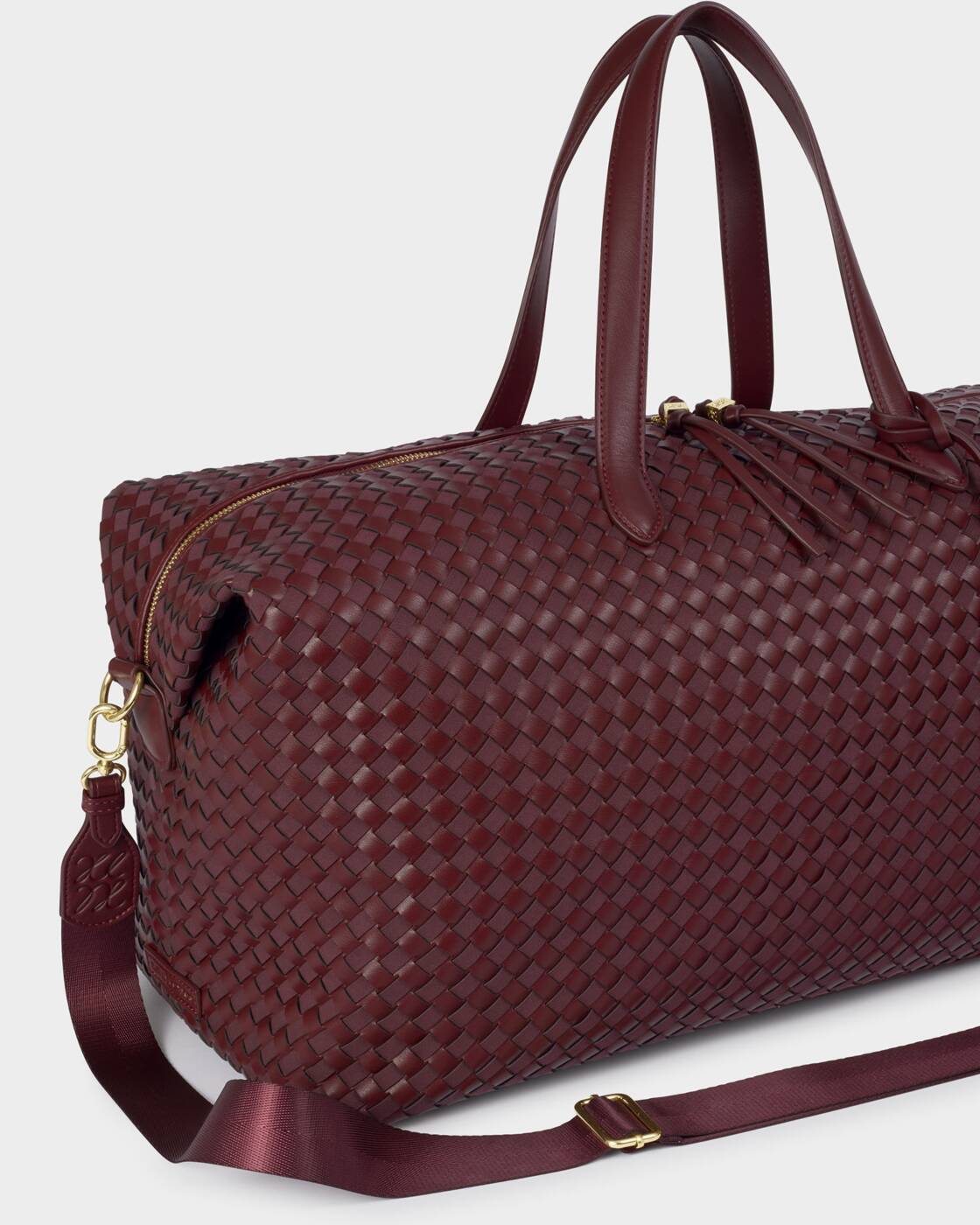 Katie Loxton Cherry Mixed Soho Hand Woven Weekend Bag
