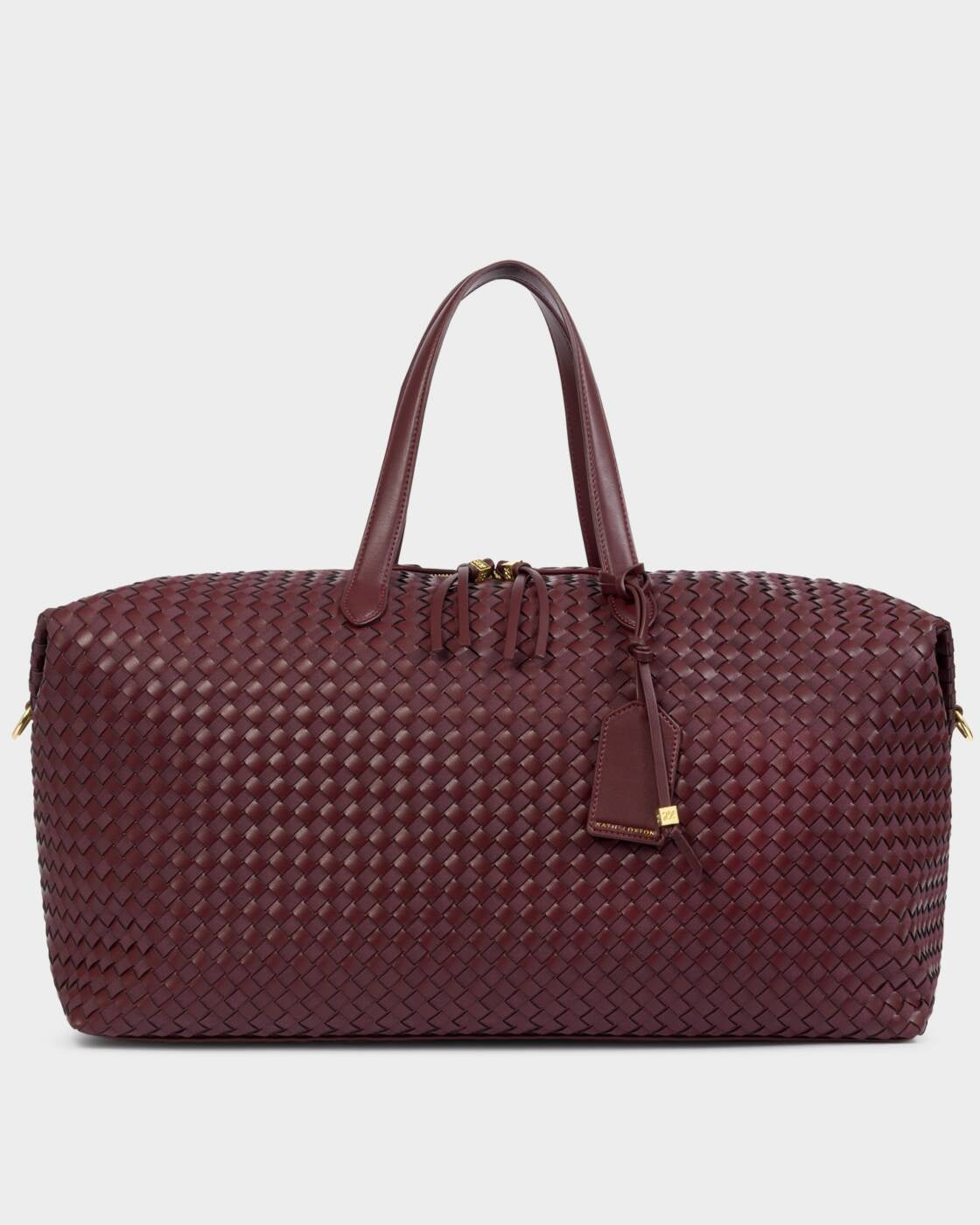 Katie Loxton Cherry Mixed Soho Hand Woven Weekend Bag
