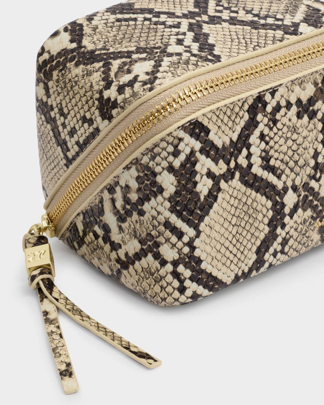 Katie Loxton Faux Snake Fold Out Mirror Make Up Bag
