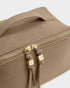 Katie Loxton Taupe Suedette Soho Medium Make Up & Wash Bag