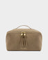 Katie Loxton Taupe Suedette Soho Large Make Up & Wash Bag