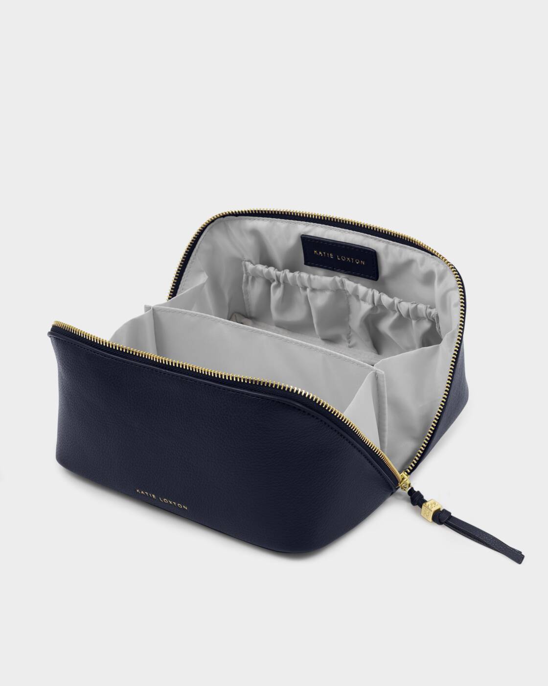 Katie Loxton Navy Soho Medium Make Up & Wash Bag