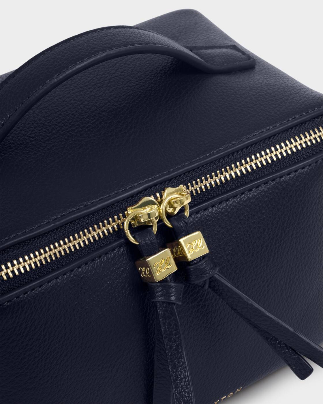 Katie Loxton Navy Soho Medium Make Up & Wash Bag