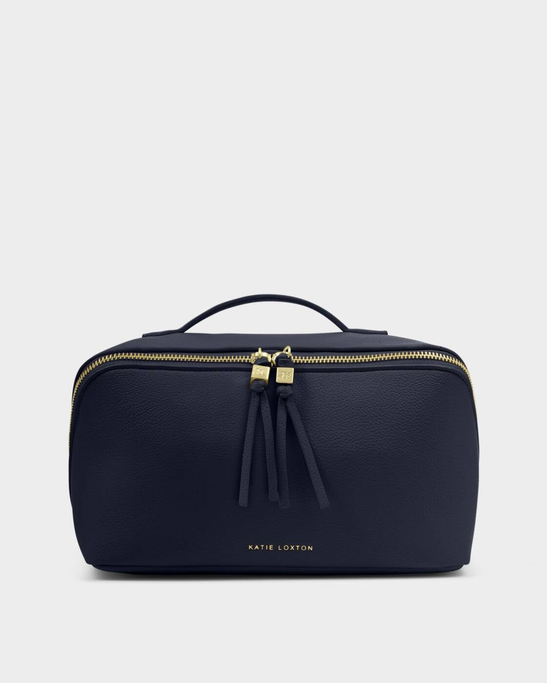Katie Loxton Navy Soho Medium Make Up & Wash Bag