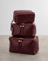 Katie Loxton Cherry Patent Crackle Soho Medium Make Up & Wash Bag