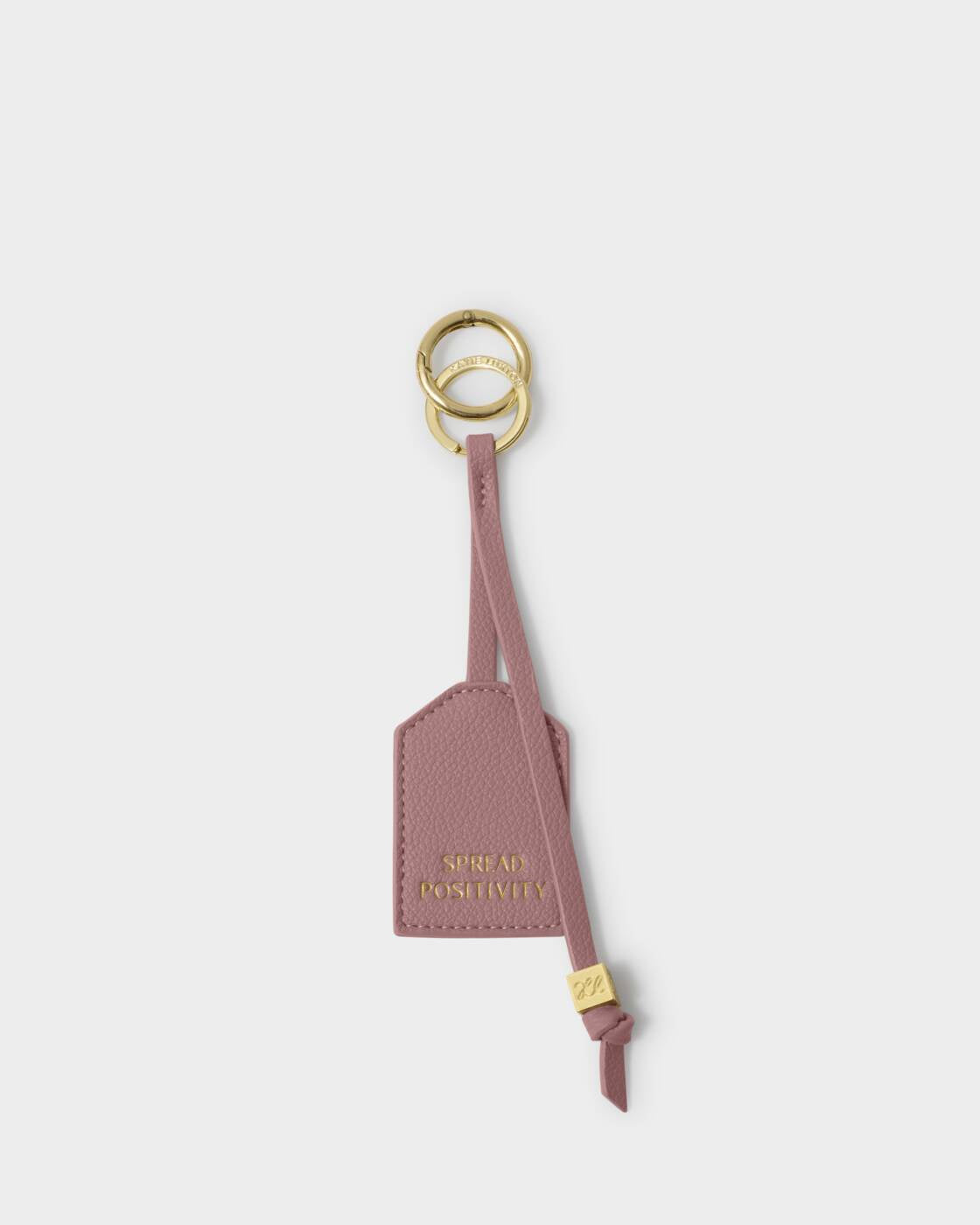 Katie Loxton Deep Rose Spread Positivity Sentiment Keyring