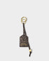Katie Loxton Chocolate Leopard Collect Adventures Sentiment Keyring