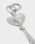 Katie Loxton Silver Eel Soul Sister Heart Charm Keyring