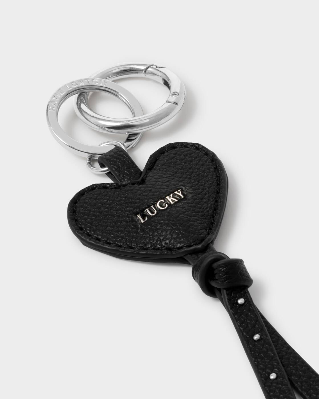 Katie Loxton Black Heart Lucky Charm Keyring
