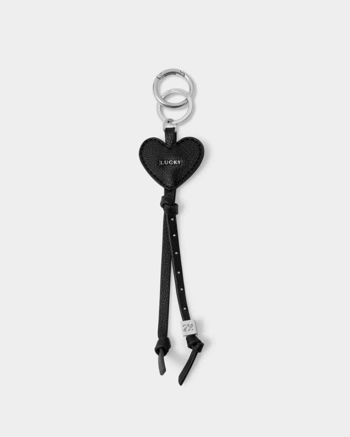 Katie Loxton Black Heart Lucky Charm Keyring