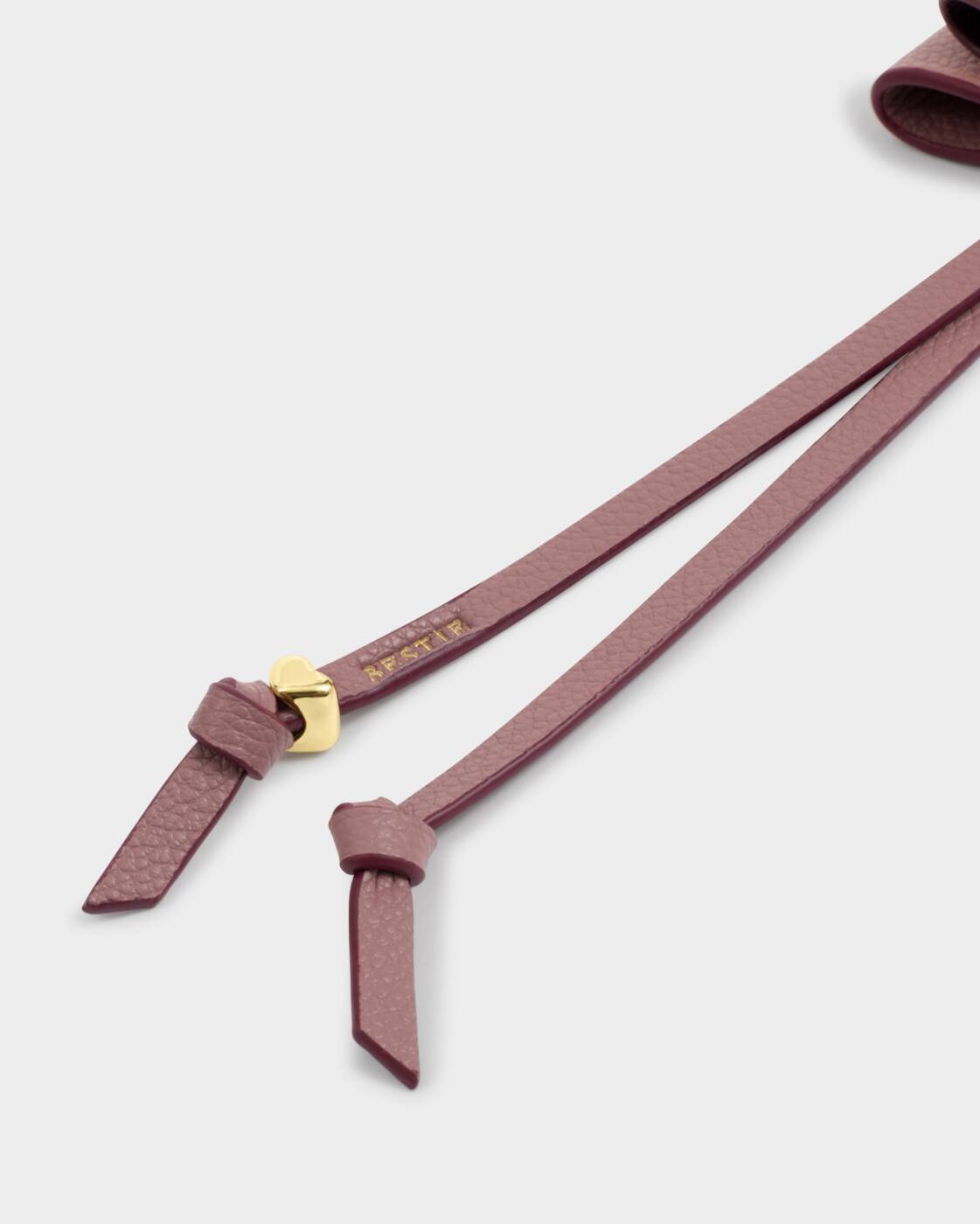 Katie Loxton Deep Rose Black Cherry Bestie Bow Charm Keyring