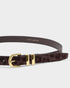 Katie Loxton Chocolate Leopard Buckle Belt