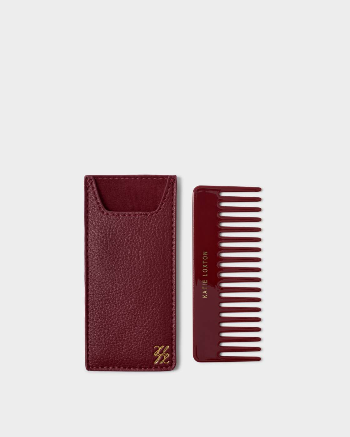 Katie Loxton Cherry Hair Comb & Case Set