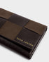 Katie Loxton Bitter Chocolate Patent Crackle Taya Woven Purse