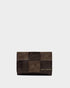 Katie Loxton Bitter Chocolate Patent Crackle Taya Woven Purse