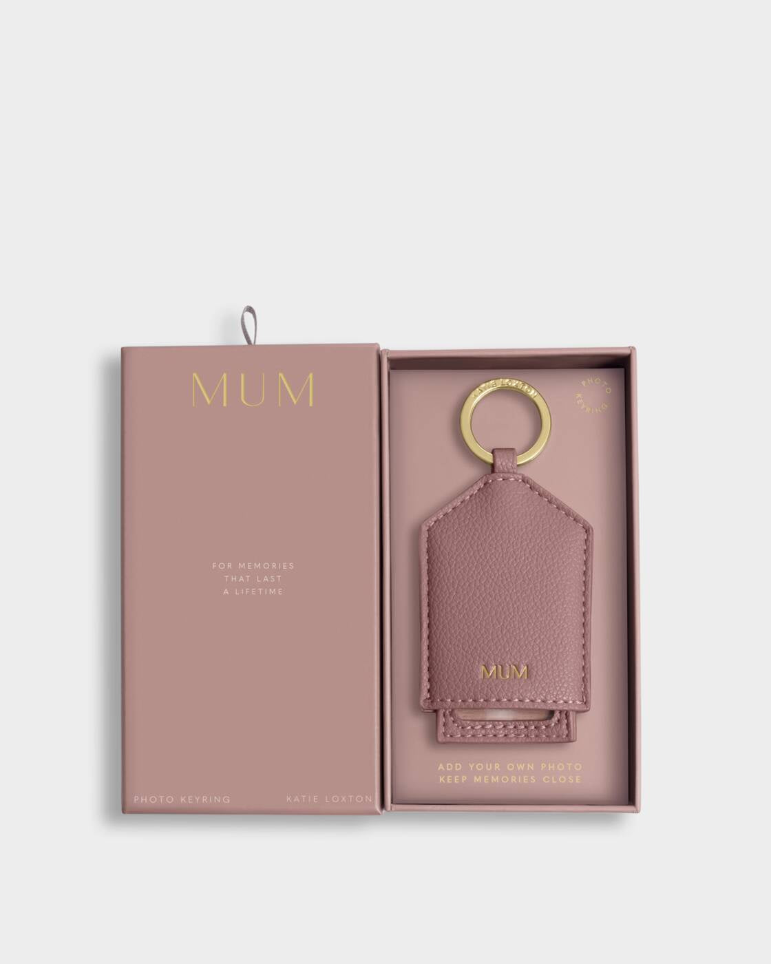 Katie Loxton Deep Rose Mum Boxed Photo Keyring
