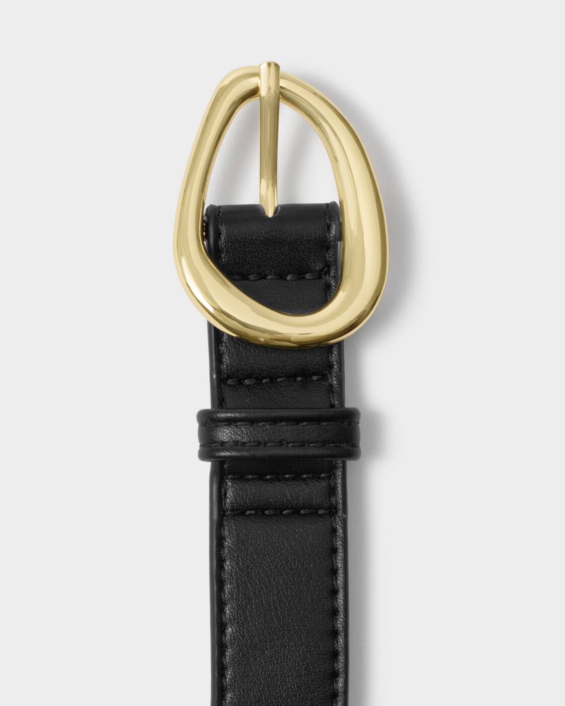 Katie Loxton Black Organic Buckle Belt