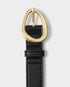 Katie Loxton Black Organic Buckle Belt