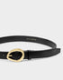 Katie Loxton Black Organic Buckle Belt