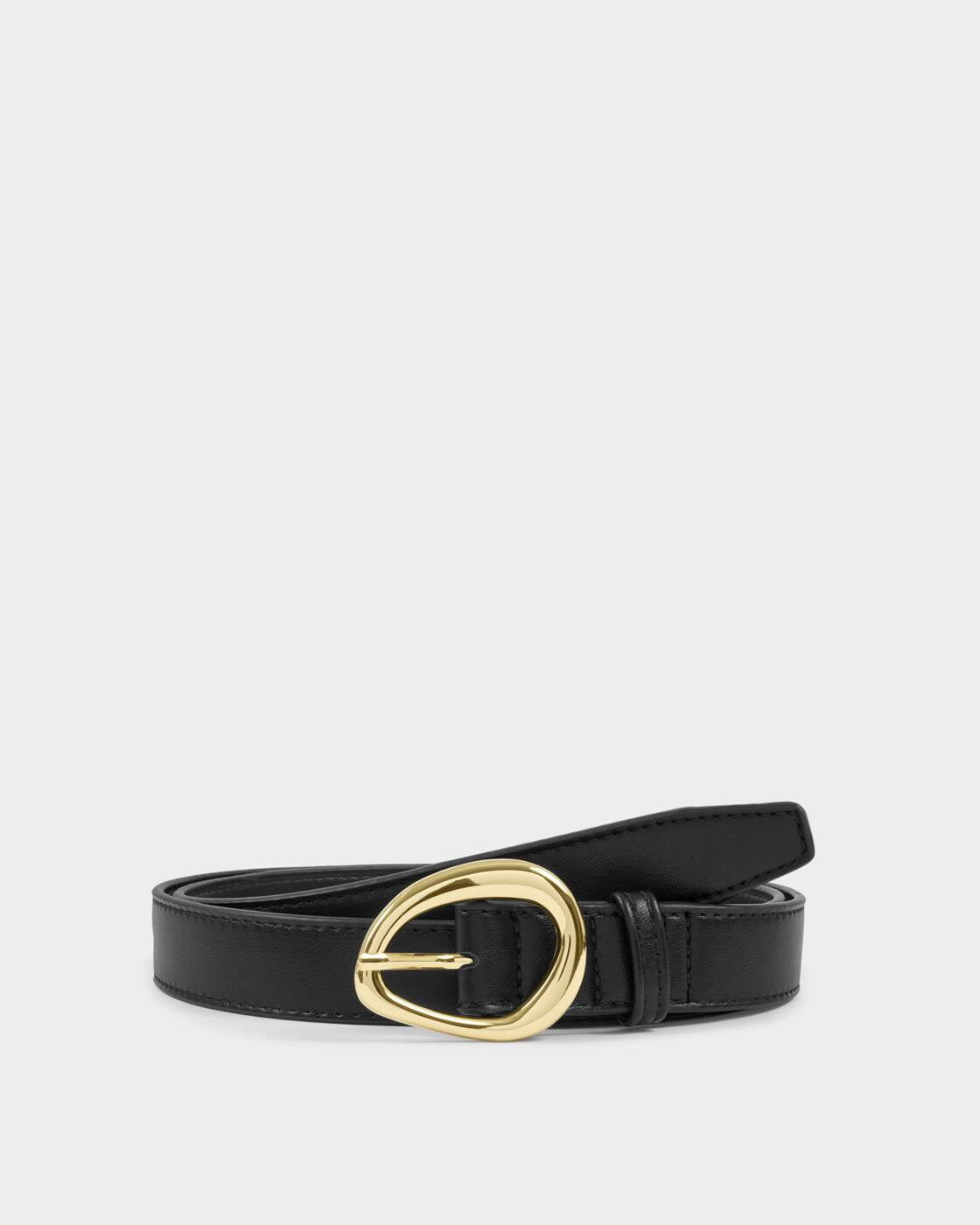 Katie Loxton Black Organic Buckle Belt