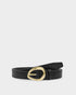 Katie Loxton Black Organic Buckle Belt