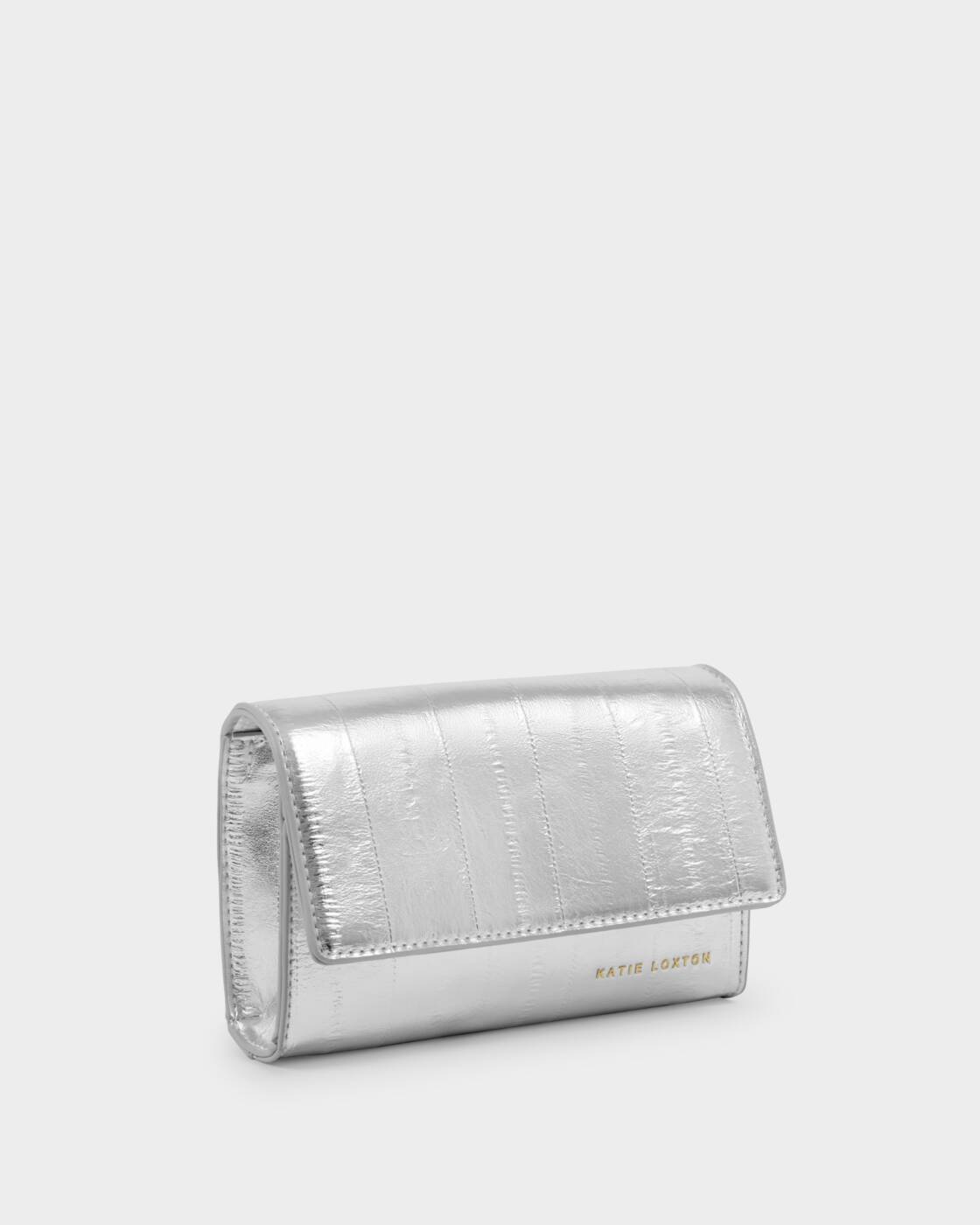 Katie Loxton Silver Eel Lou Crossbody Bag