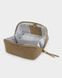 Katie Loxton Taupe Suedette Fold Out Mirror Make Up Bag