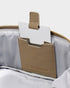 Katie Loxton Taupe Suedette Fold Out Mirror Make Up Bag