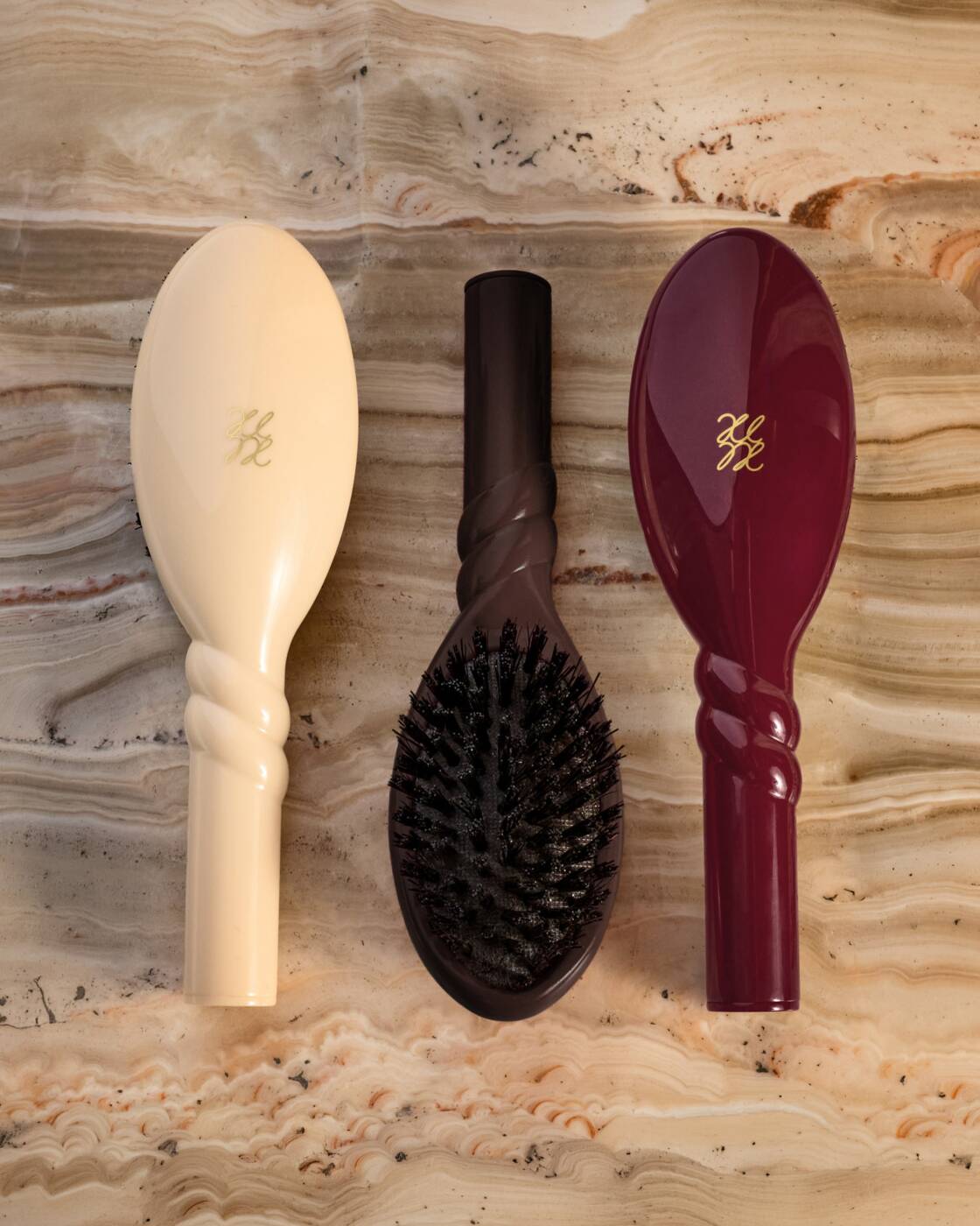 Katie Loxton Bitter Chocolate Hairbrush & Case Set