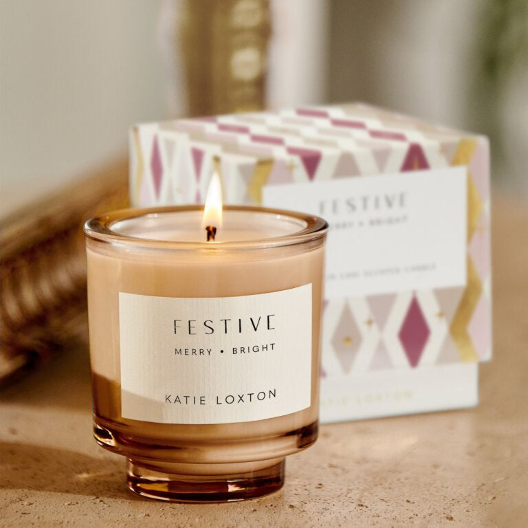 Katie Loxton Festive Cinnamon & Nutmeg Chai Candle