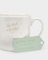 Katie Loxto Off White Sip Back & Relax Mug