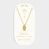 Katie Loxton Gold Gemini Zodiac Necklace