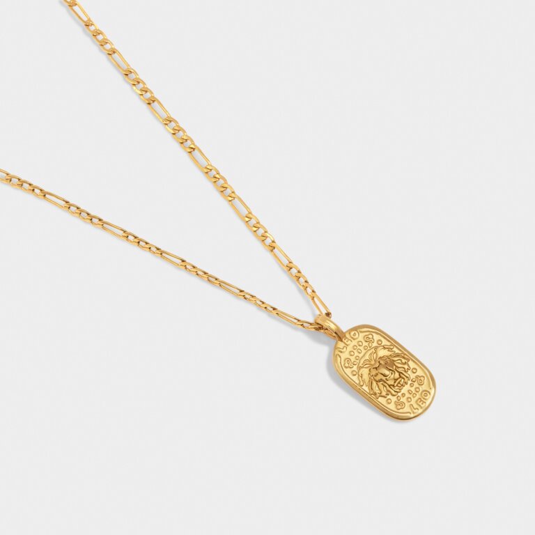 Katie Loxton Gold Leo Zodiac Necklace