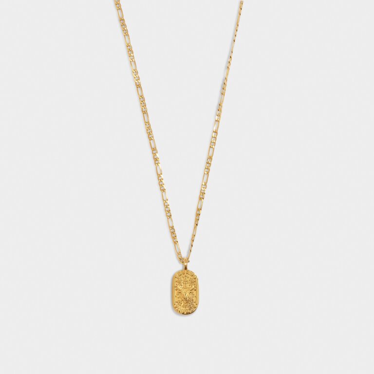 Katie Loxton Gold Taurus Zodiac Necklace