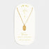 Katie Loxton Gold Taurus Zodiac Necklace