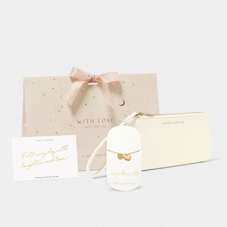 Katie Loxton With Love Positivity Pouch & Bracelet Gift Set