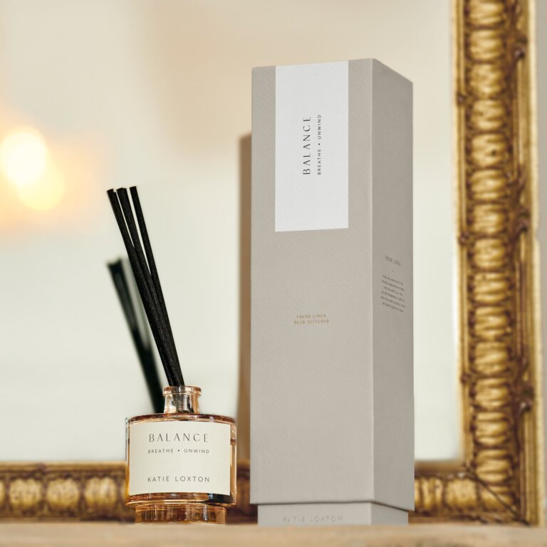 Katie Loxton Balance Fresh Linen & White Lily Reed Diffuser