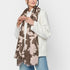 Katie Loxton Chocolate Abstract Floral Printed Scarf